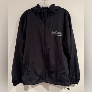 UNISEX Blue Dolphin Women's Black RAIN Jacket